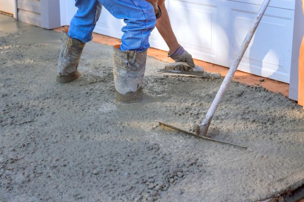 Driveway Slab Construction in Michigan City