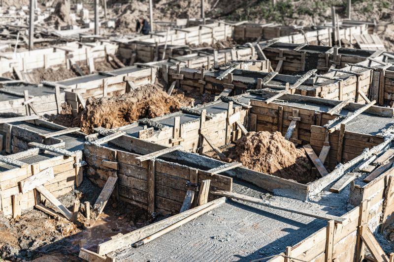 Concrete Footer Pouring